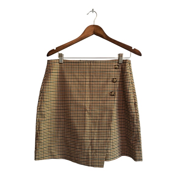 RW&CO. Dresses & Skirts - RW&CO. Mini Plaid Wrap Kilt